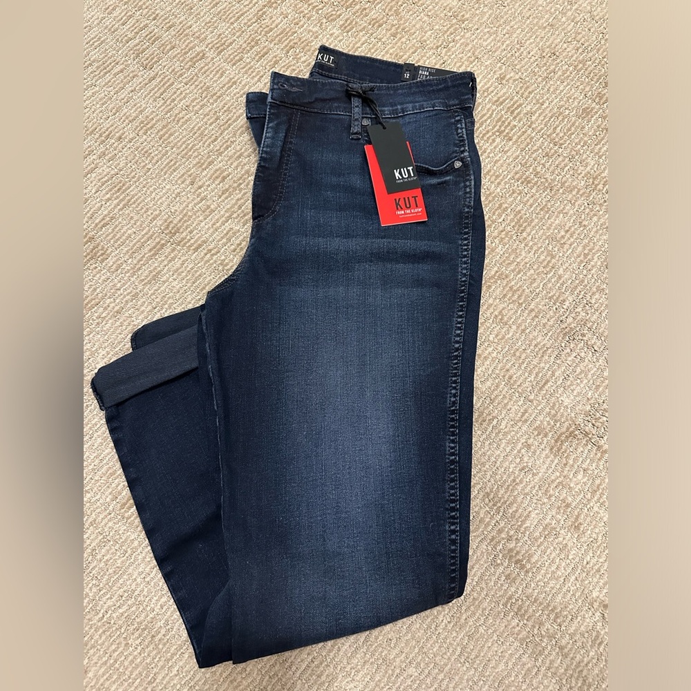 NWT size 12 Kut from the Kloth High Rise Diana Fab AB Skinny jeans